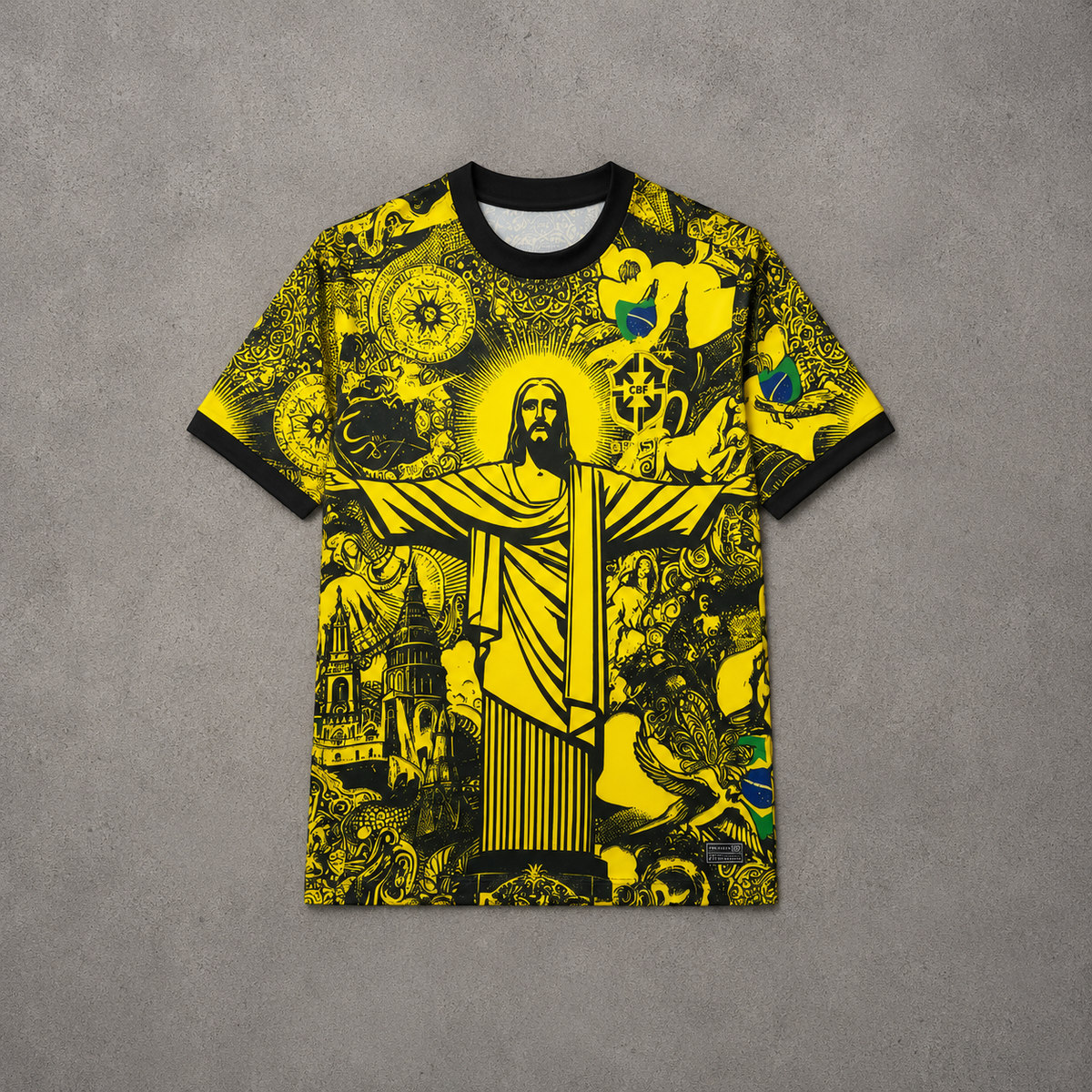BRAZIL X CHRIST YELLOW SPECIAL JERSEY