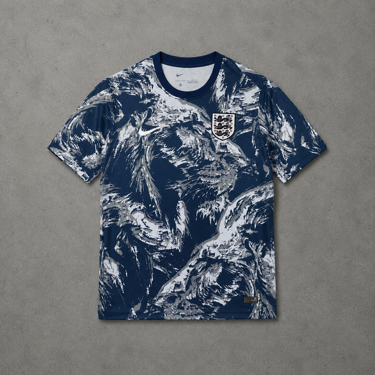 ENGLAND BLUE AND WHITE LION SPECIAL JERSEY