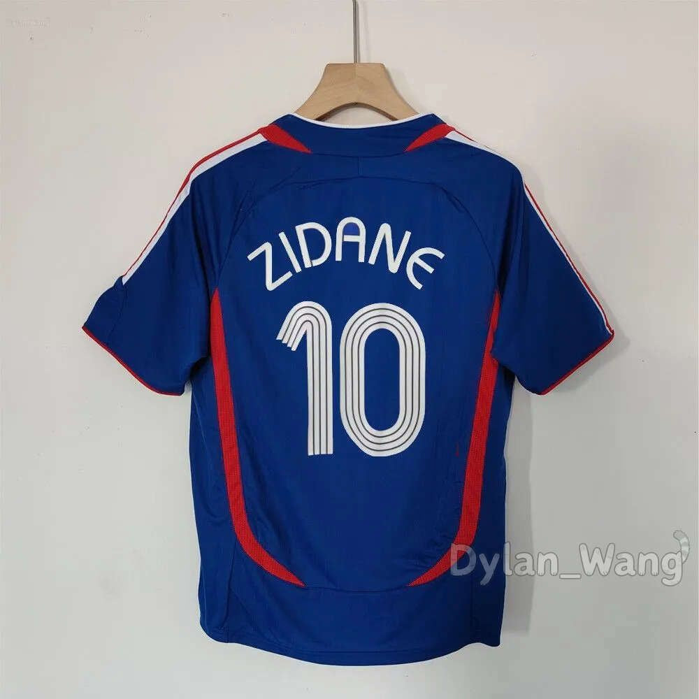 Vintage FRANCE World Cup Jersey 2006 ZIDANE 1998 MBAPPE Fan Football Shirt 653