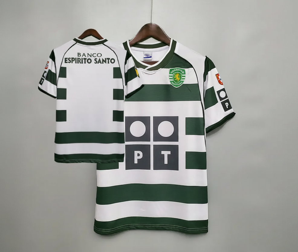 Retro Sporting Lisbon Home Shirt 01/03