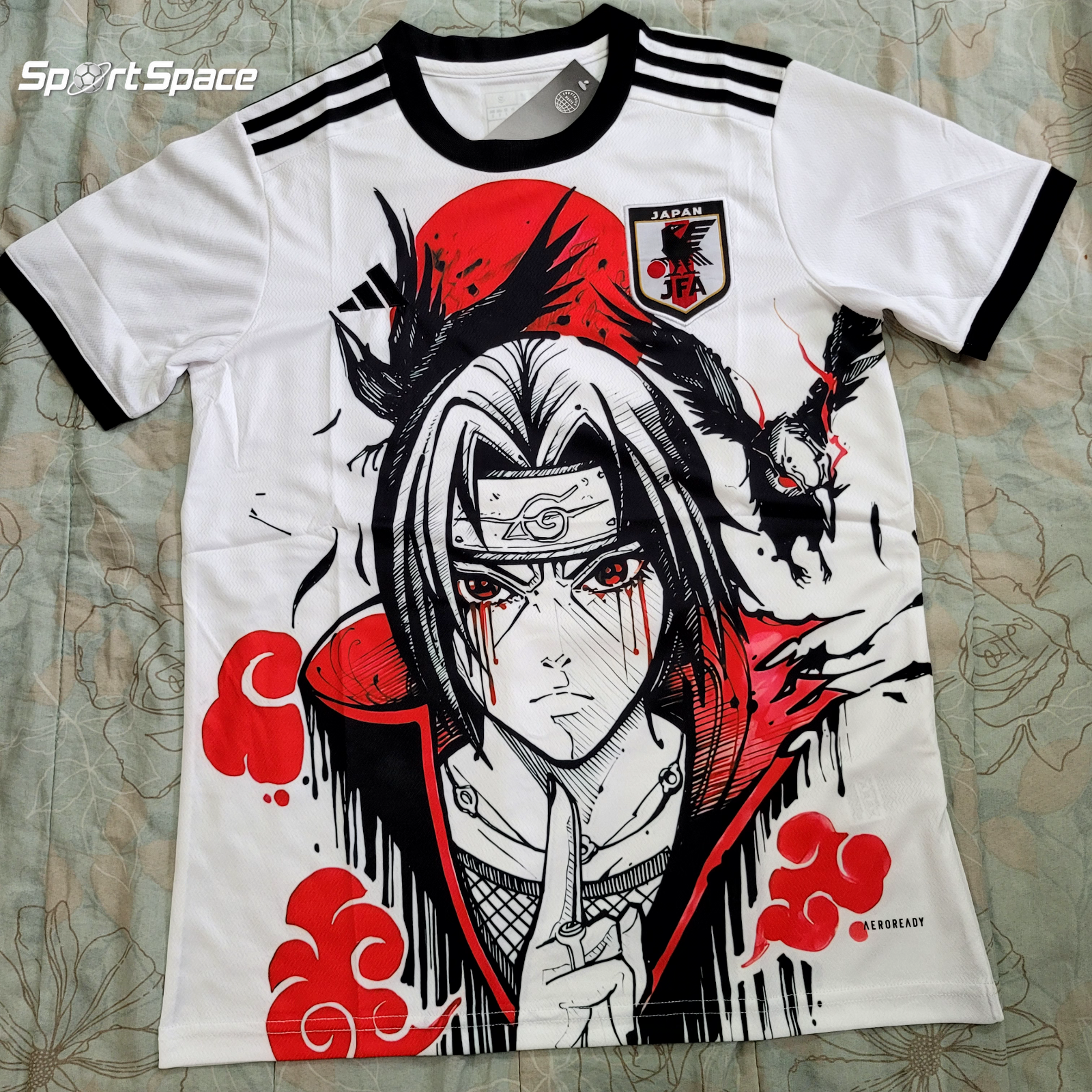 Japan Soccer Jersey Concept Itachi Uchiha Anime Edition S,M,L,XL,XXL