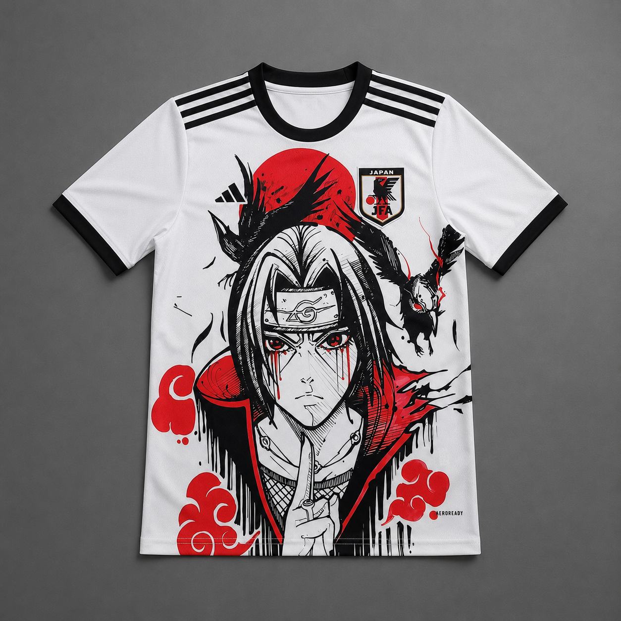 Japan x Itachi Uchiha Anime Concept Jersey