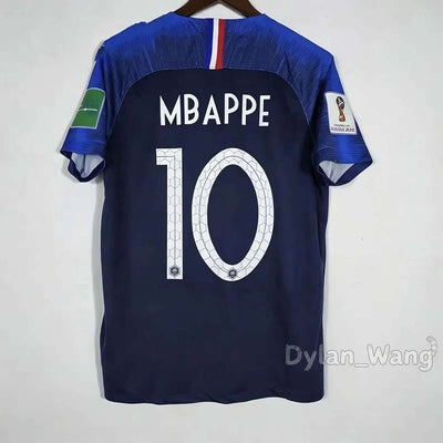 Vintage FRANCE World Cup Jersey 2006 ZIDANE 1998 MBAPPE Fan Football Shirt 653