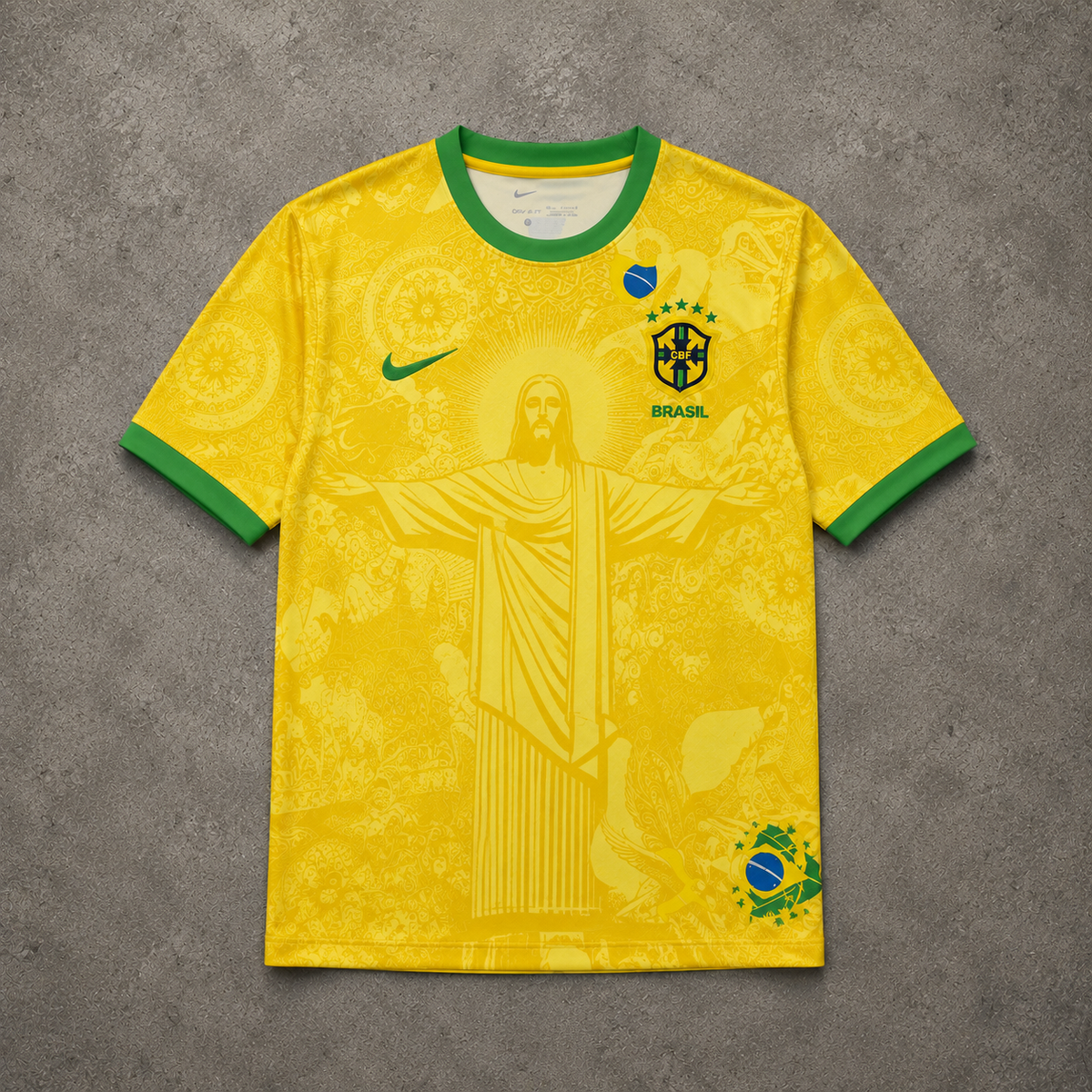 BRAZIL CHRIST YELLOW SPECIAL JERSEY
