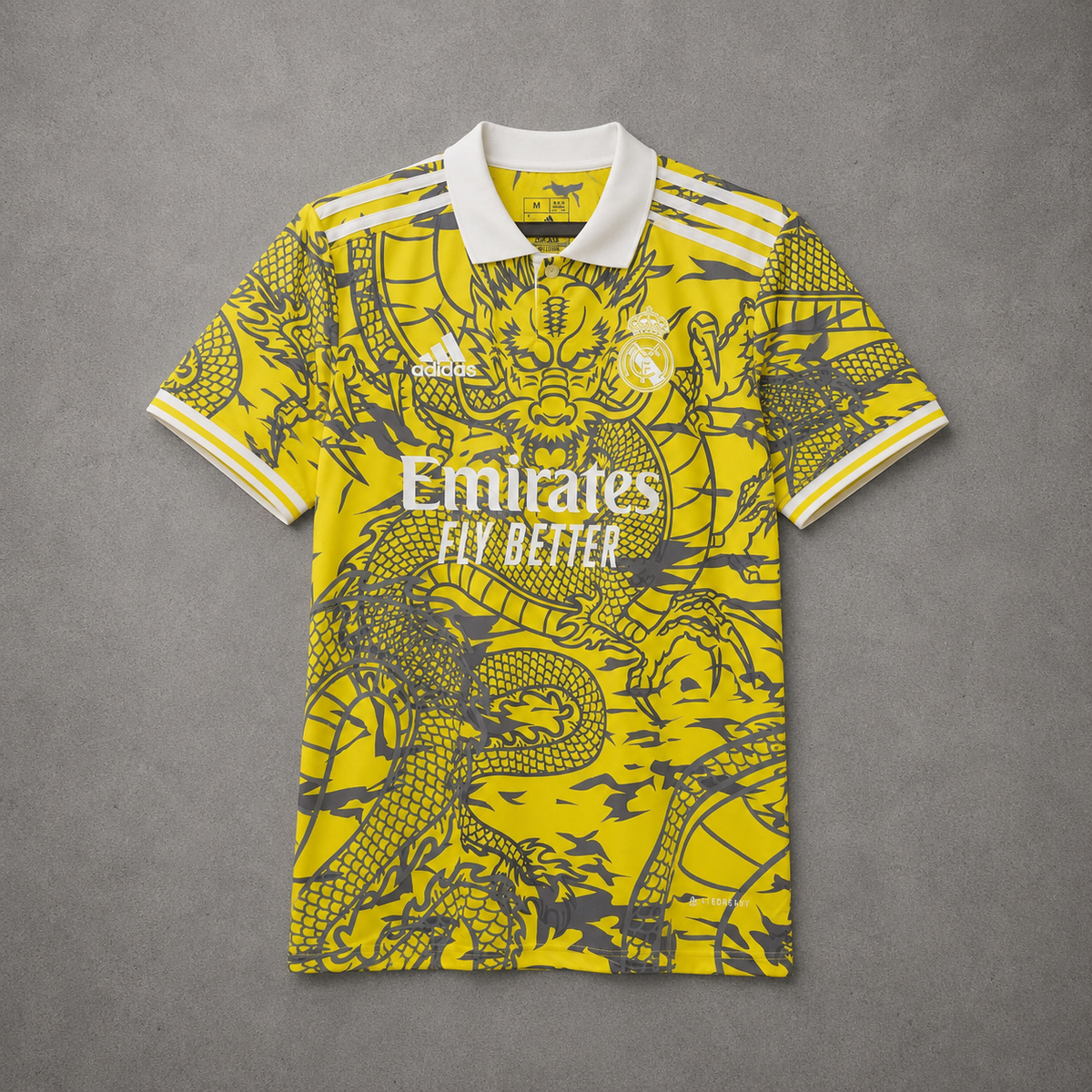 REAL MADRID SPECIAL YELLOW DRAGON JERSEY