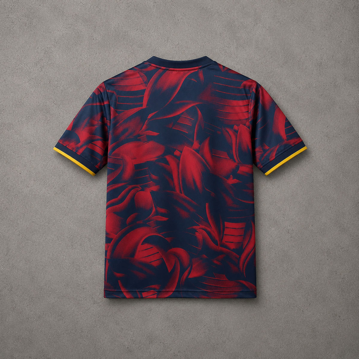 BARCELONA SPECIAL ABSTRACT RED & BLUE “BARÇA” SCRIPT JERSEY