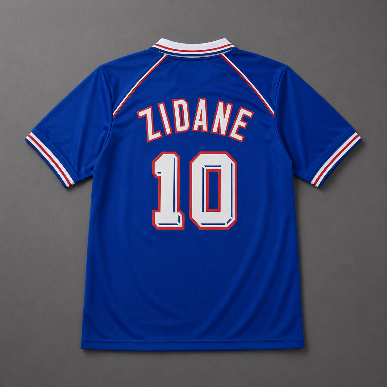 Zidane France World Cup Jersey — Facsimile Autograph
