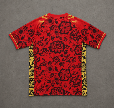PORTUGAL RED FLORAL SPECIAL JERSEY