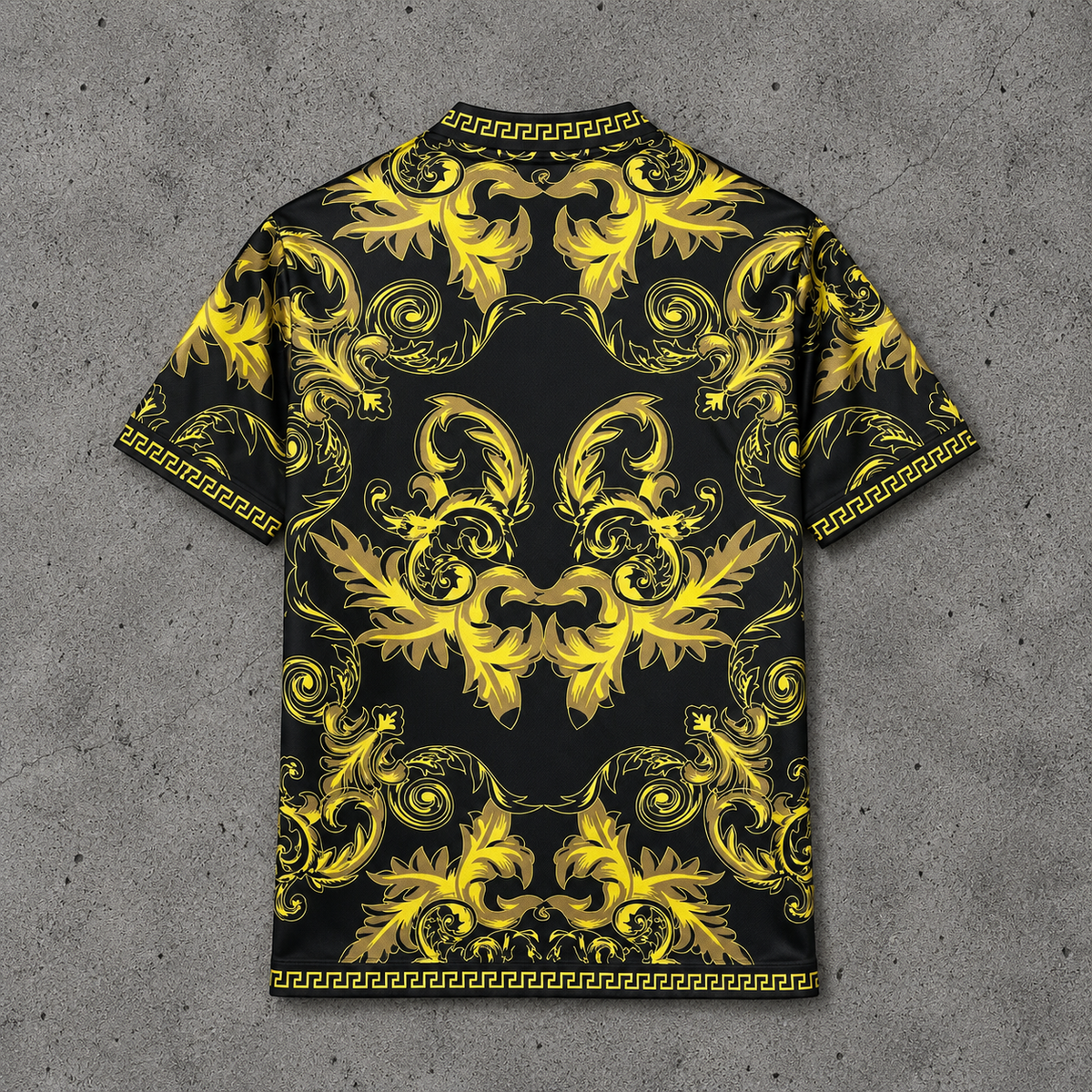 Italy X Versace Gold/Black Special Jersey