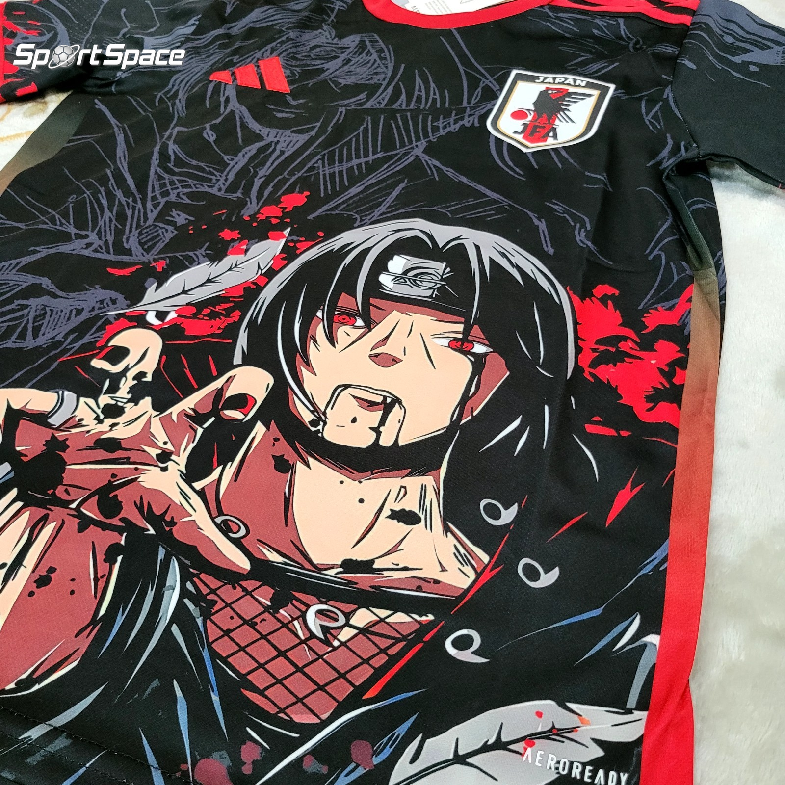 Japan Soccer Jersey Concept Itachi Uchiha Anime Edition S,M,L,XL,XXL