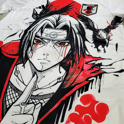 Japan Soccer Jersey Concept Itachi Uchiha Anime Edition S,M,L,XL,XXL