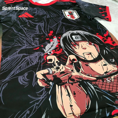Japan Soccer Jersey Concept Itachi Uchiha Anime Edition S,M,L,XL,XXL